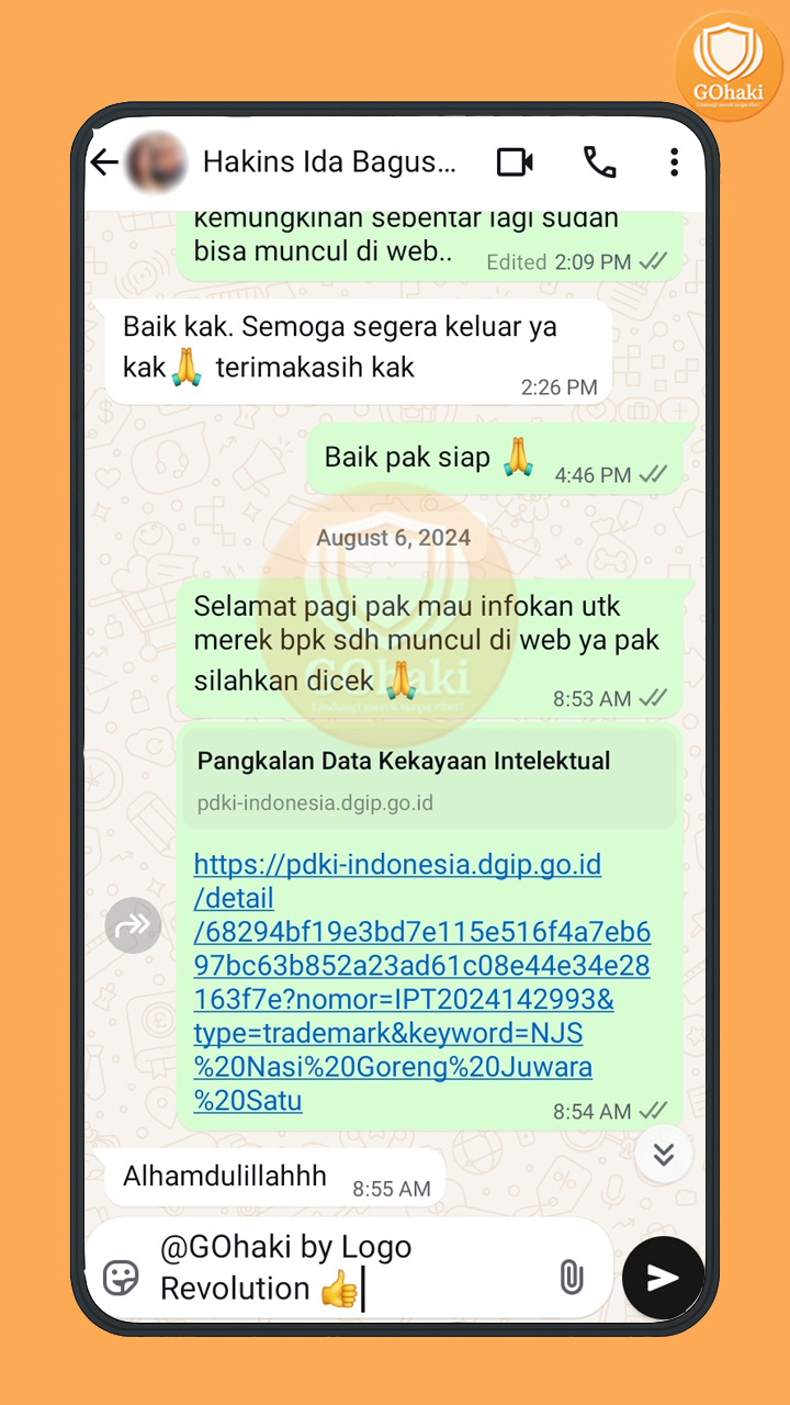 Testimoni WA klien GOhaki #12
