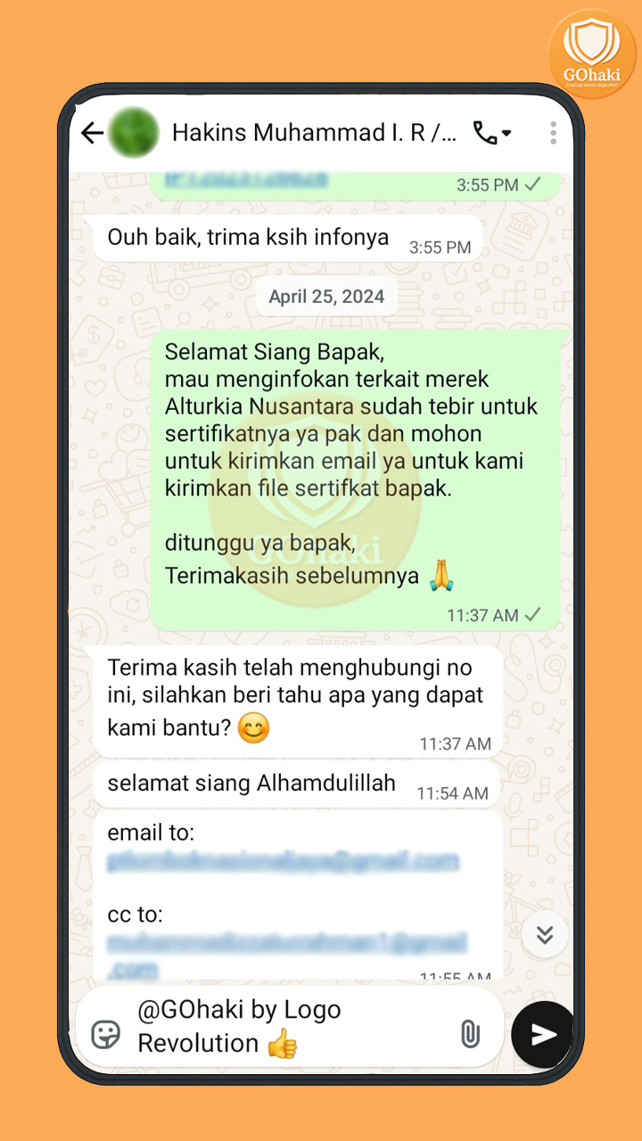 Testimoni WA klien GOhaki #14