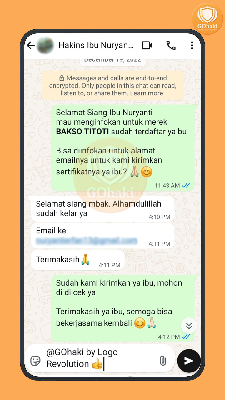 Testimoni WA klien GOhaki #15