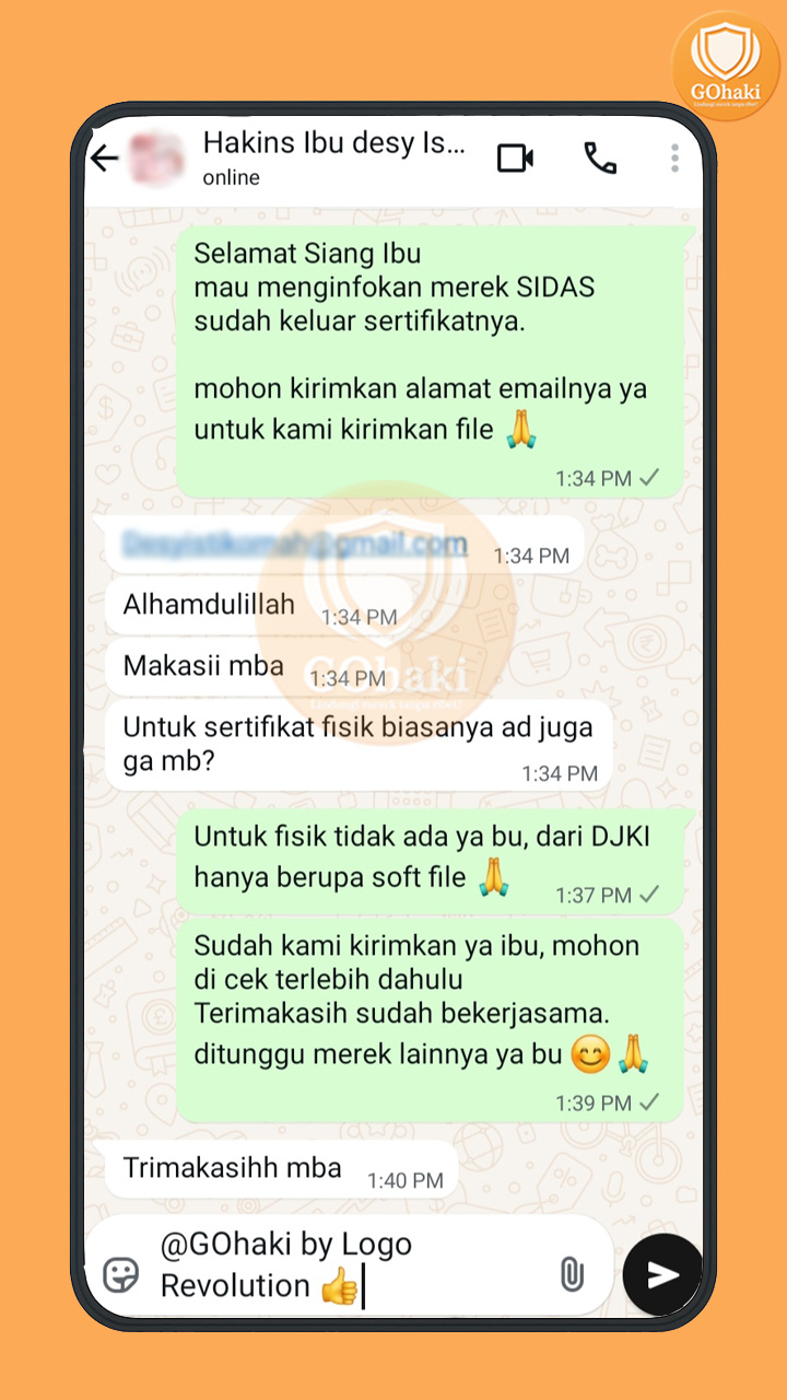 Testimoni WA klien GOhaki #3