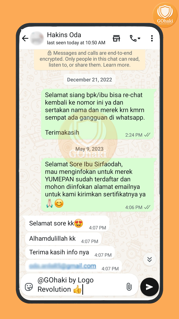 Testimoni WA klien GOhaki #4
