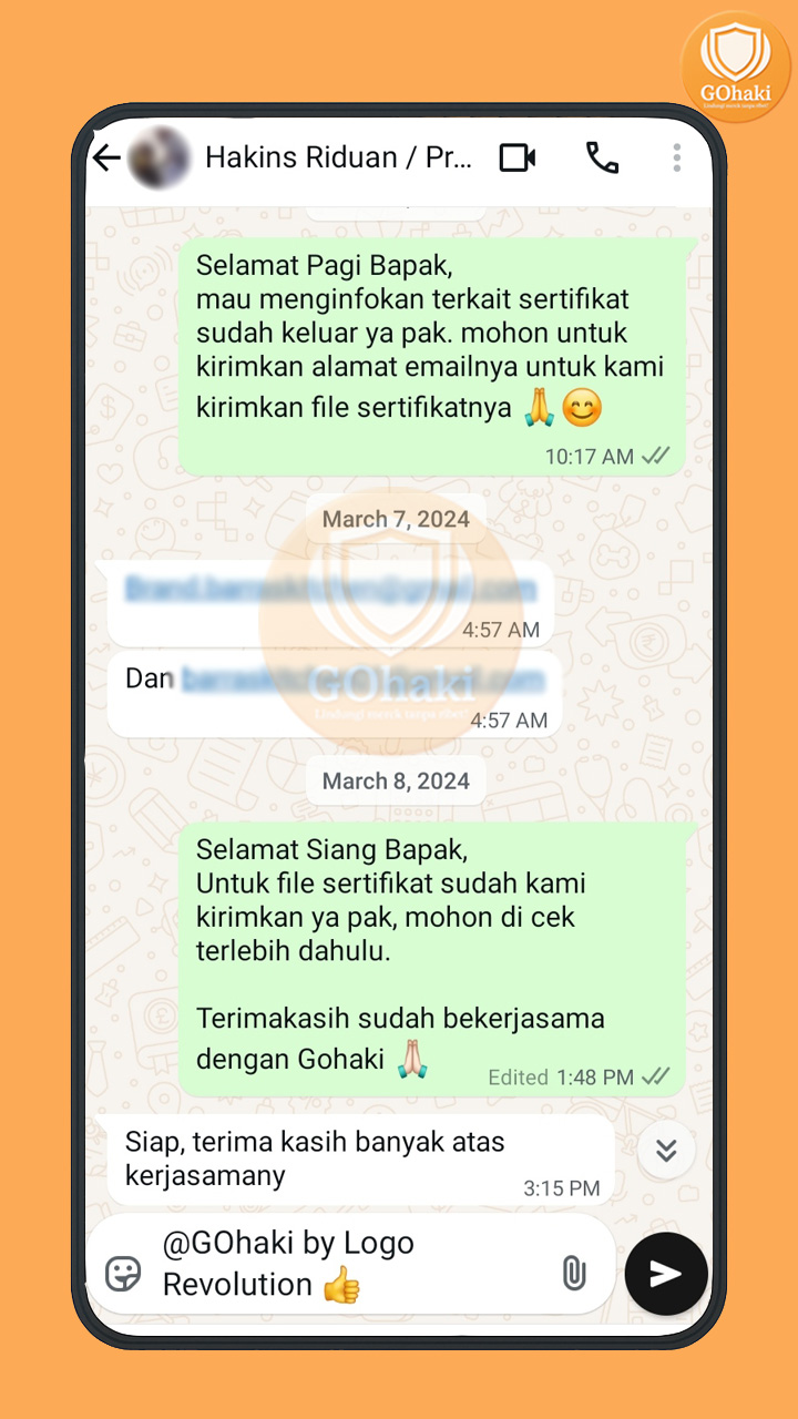 Testimoni WA klien GOhaki #9